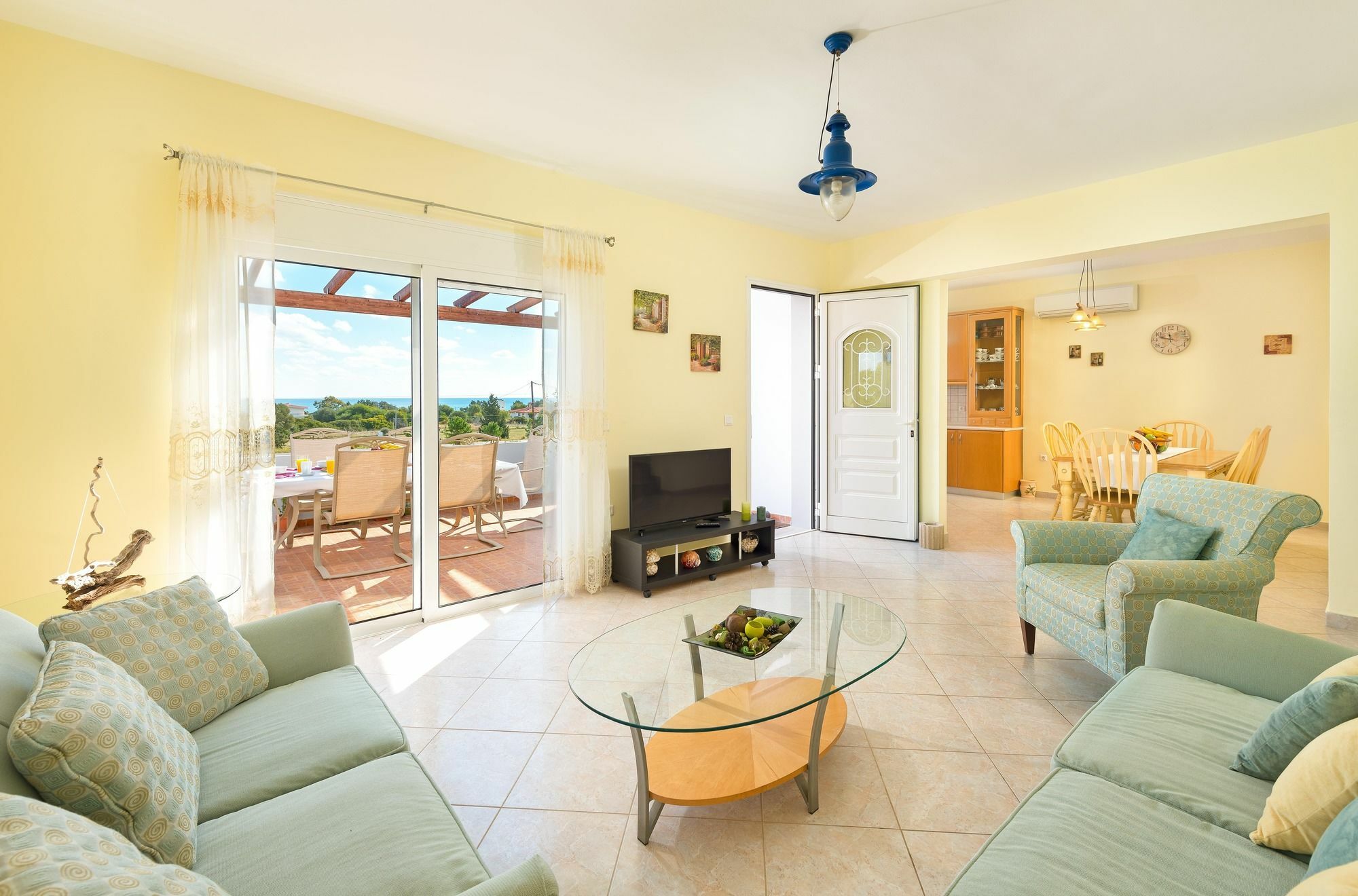 Orianna Sea View Villa Gennadi Bagian luar foto