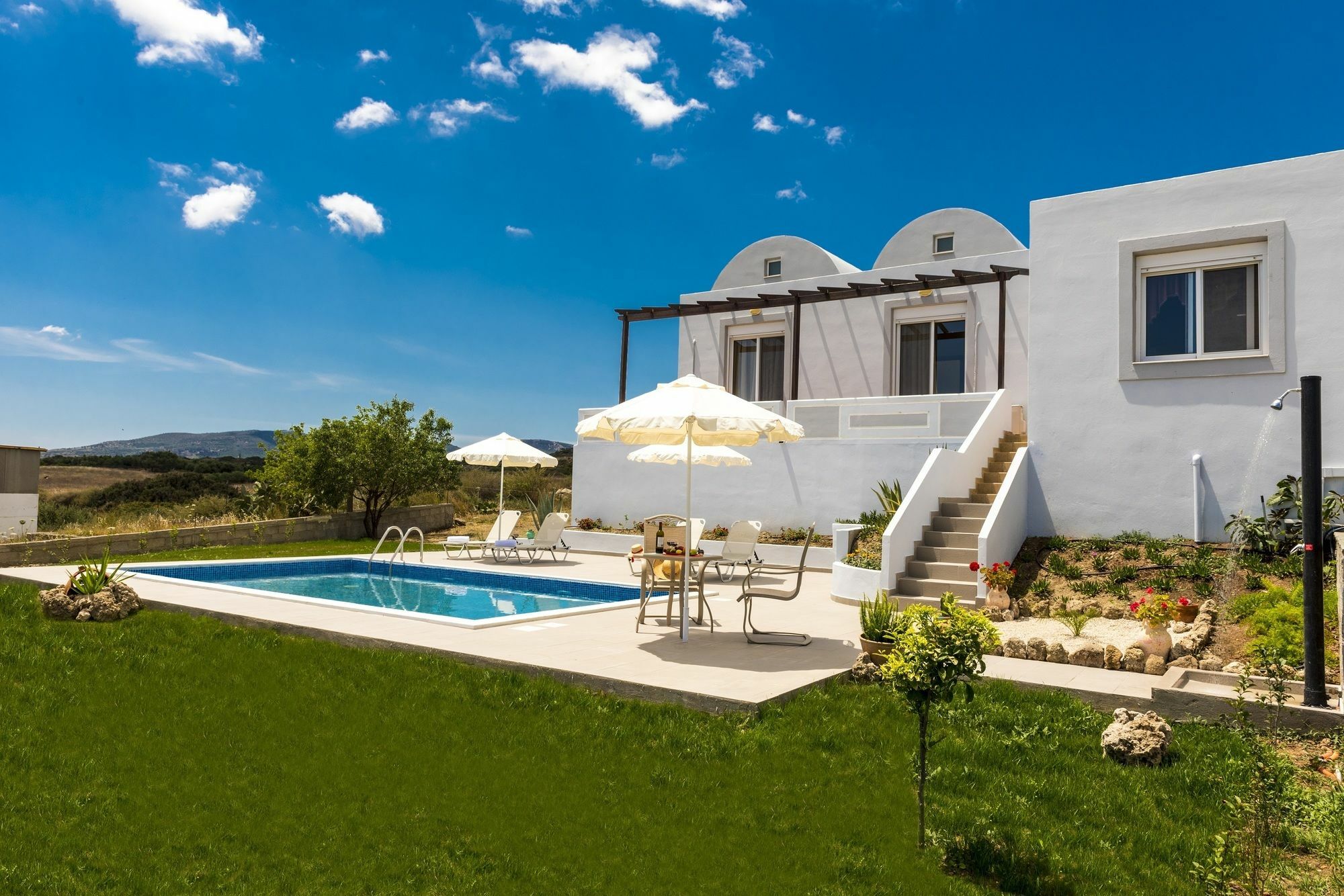 Orianna Sea View Villa Gennadi Bagian luar foto