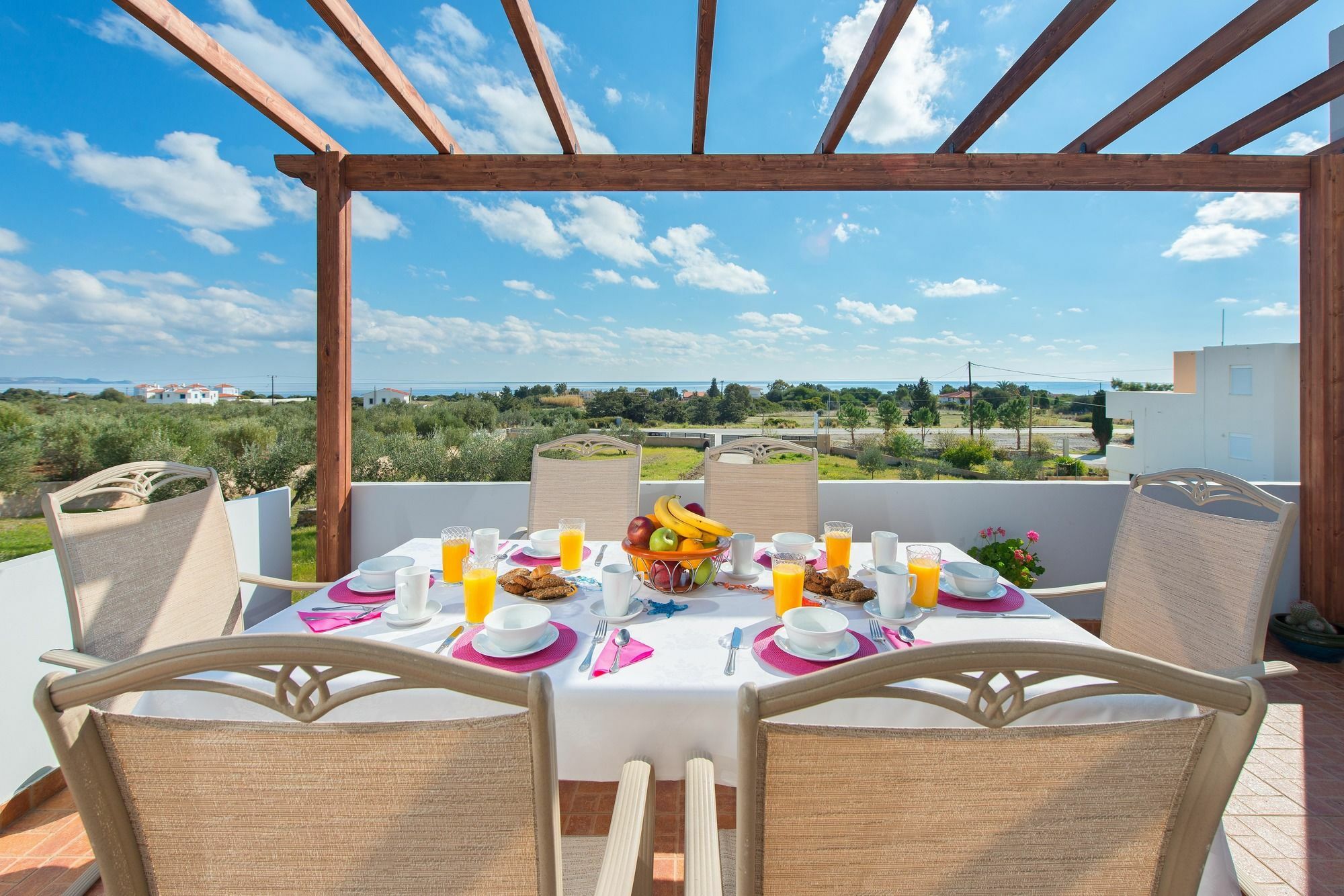 Orianna Sea View Villa Gennadi Bagian luar foto