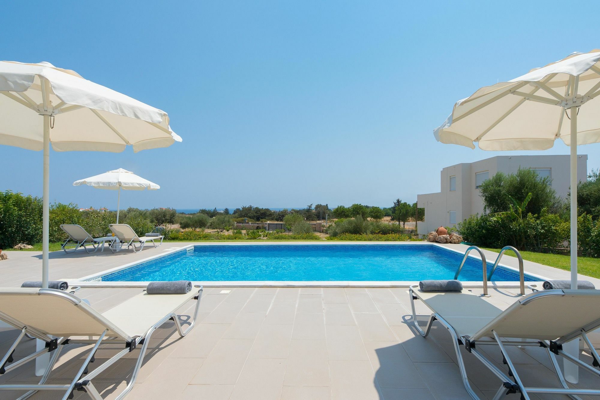 Orianna Sea View Villa Gennadi Bagian luar foto