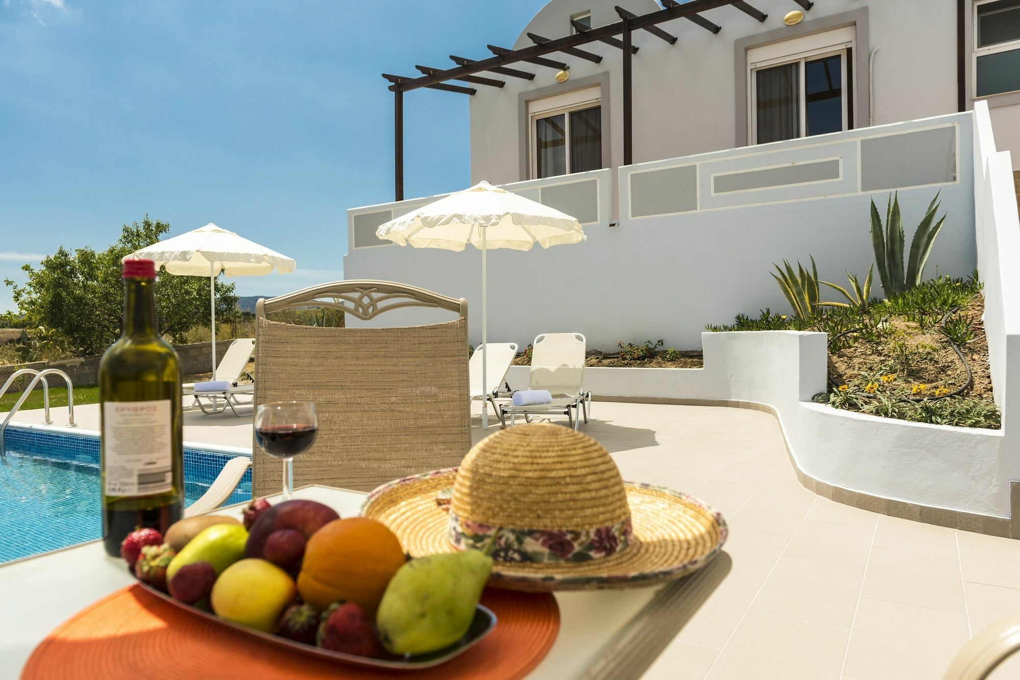 Orianna Sea View Villa Gennadi Bagian luar foto