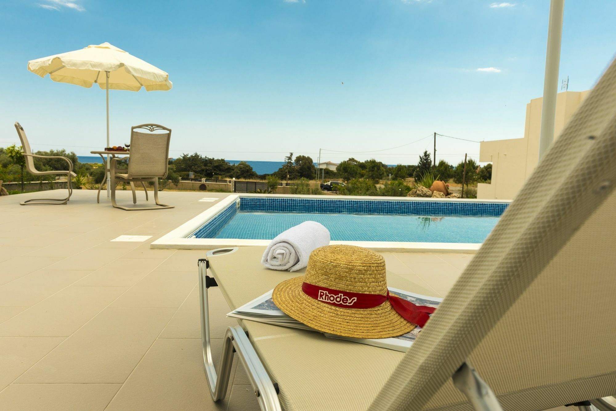 Orianna Sea View Villa Gennadi Bagian luar foto