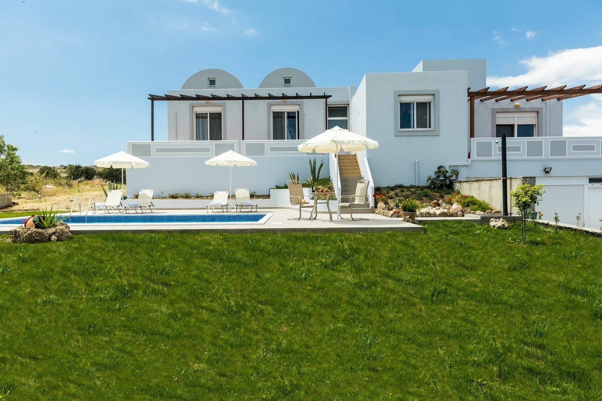 Orianna Sea View Villa Gennadi Bagian luar foto