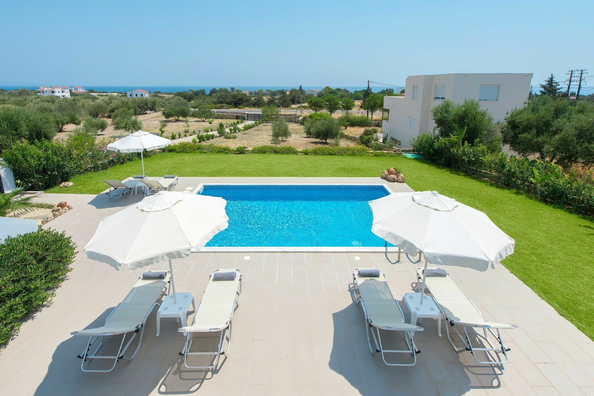 Orianna Sea View Villa Gennadi Bagian luar foto