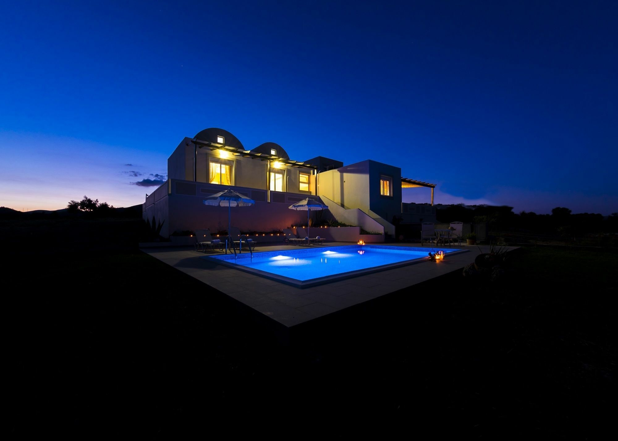 Orianna Sea View Villa Gennadi Bagian luar foto