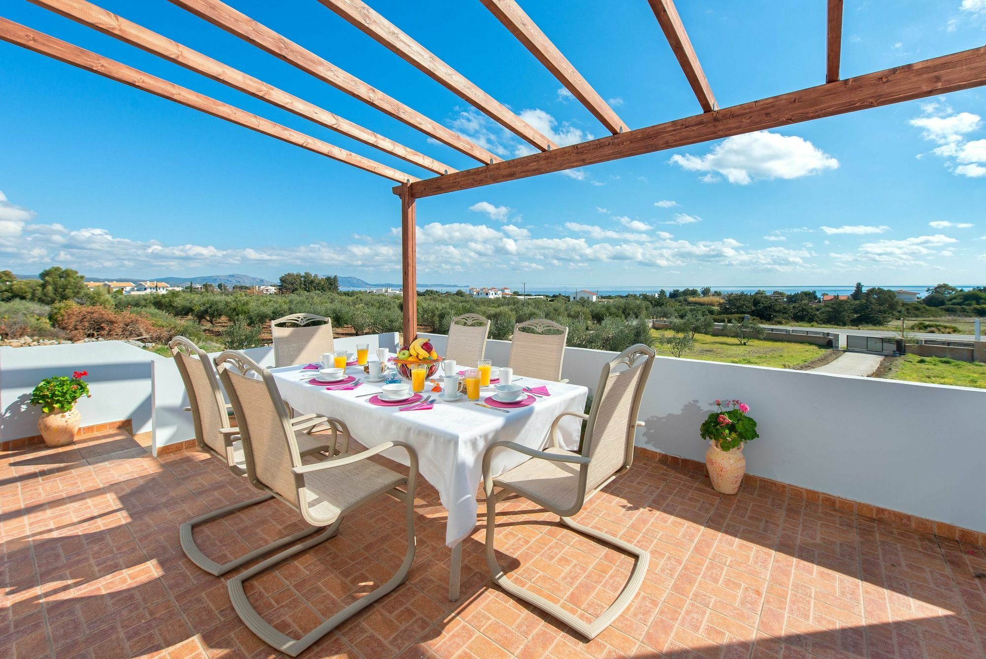 Orianna Sea View Villa Gennadi Bagian luar foto